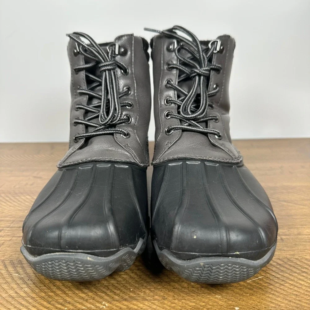 Sperry Boots‎ Mens 8.5 Gray Avenue Duck Boot Thinsulate Waterproof Winter Hiking